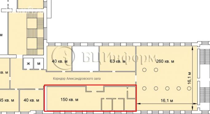 Аренда помещения свободного назначения 150 м², набережная реки Смоленки - фото 3
