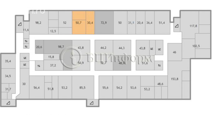 Аренда офиса 81.1 м², Бумажная улица - фото 3