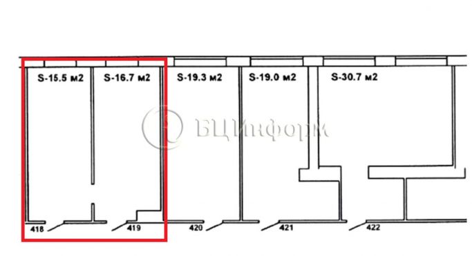 Аренда офиса 32.2 м², Бумажная улица - фото 4