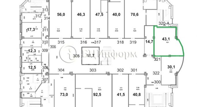 Аренда офиса 43.1 м², улица Аккуратова - фото 5