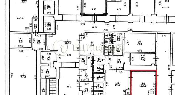 Аренда офиса 23.3 м², проспект Шаумяна - фото 4