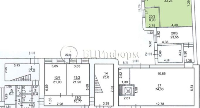 Аренда офиса 53 м², Синопская набережная - фото 3
