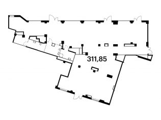 Аренда помещения свободного назначения 311 м²