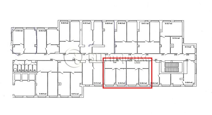 Аренда офиса 71.4 м², Бумажная улица - фото 5