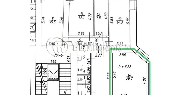 Аренда офиса 20.7 м², Лермонтовский проспект - фото 4