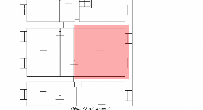 Аренда офиса 42.1 м², набережная реки Фонтанки - фото 3