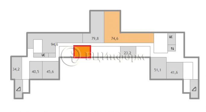 Аренда офиса 23.1 м², Бумажная улица - фото 4
