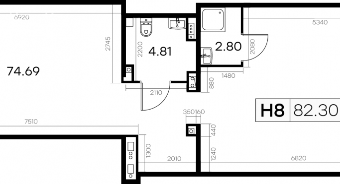 Продажа помещения свободного назначения 82.3 м² - фото 1