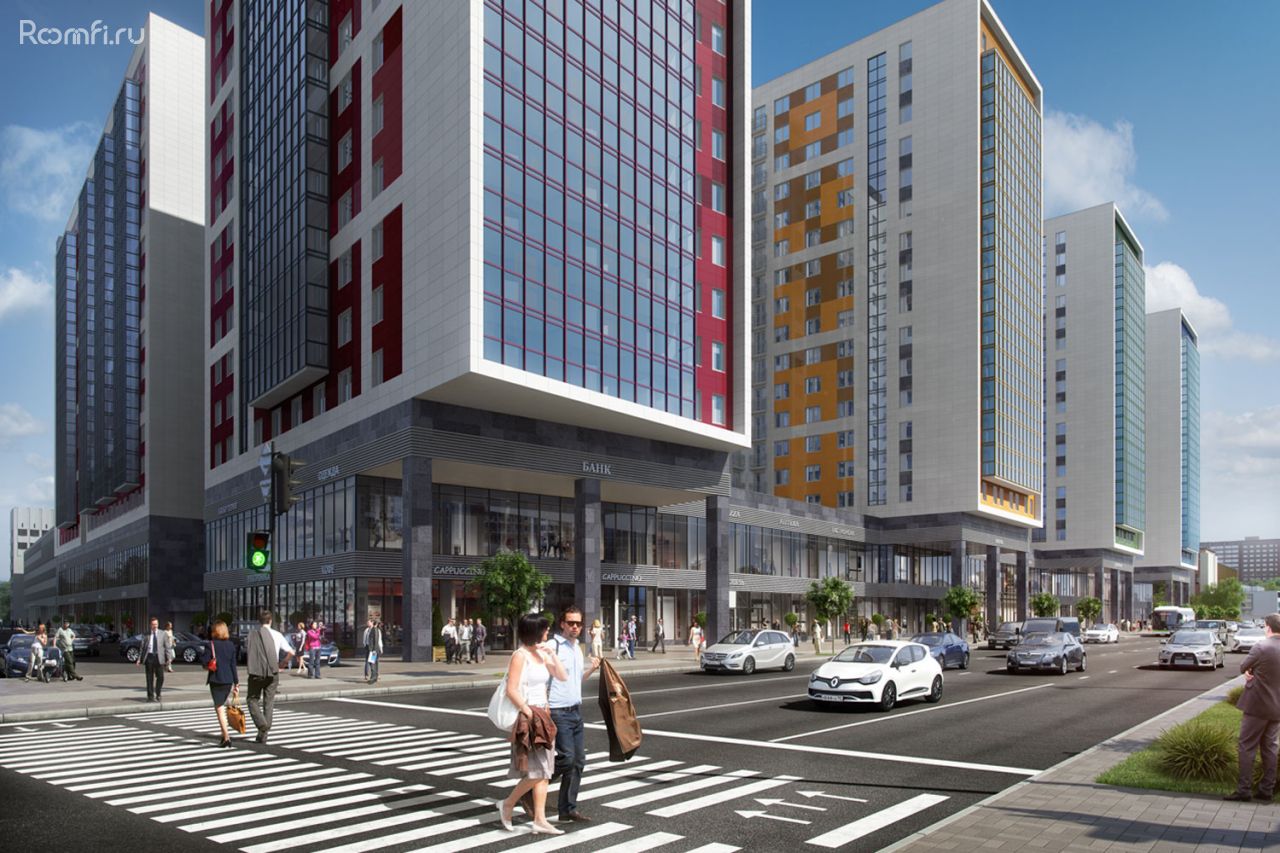 Продажа помещения свободного назначения 56.8 м2 в апарт-комплексе, метро Бухарестская, улица Салова - фото 1