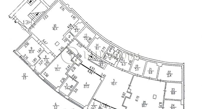 Аренда помещения свободного назначения 584.8 м², Литовская улица - фото 2