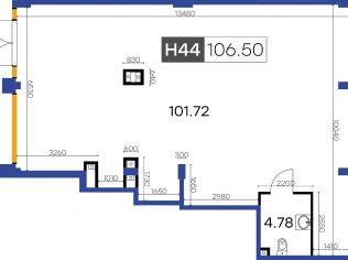 Продажа помещения свободного назначения 106.5 м²