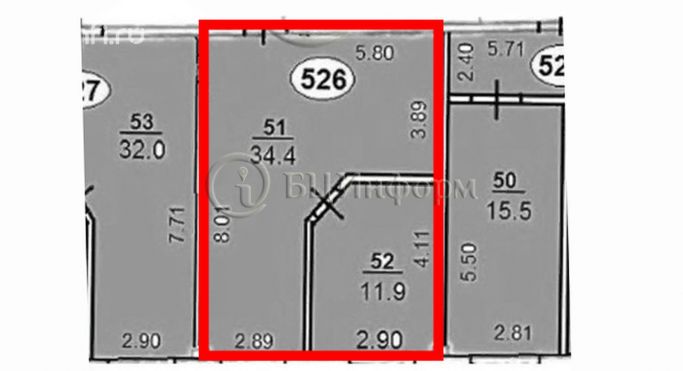 Аренда офиса 45.4 м², Бухарестская улица - фото 5