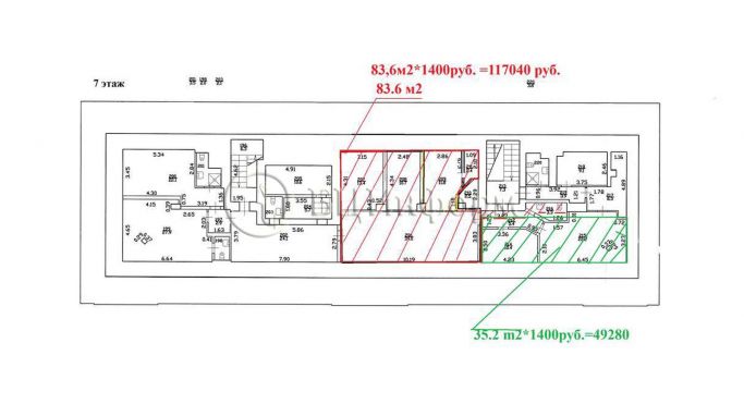 Аренда офиса 35.2 м², Заставская улица - фото 4