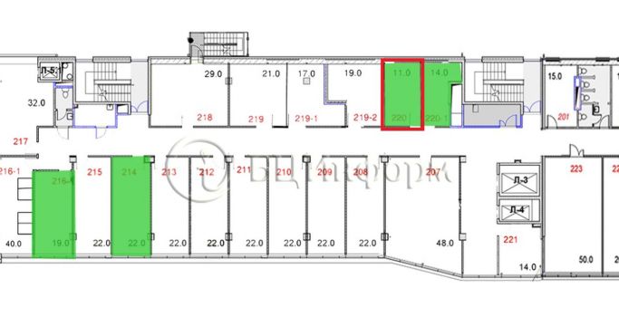 Аренда офиса 11 м², проспект Маршала Блюхера - фото 3