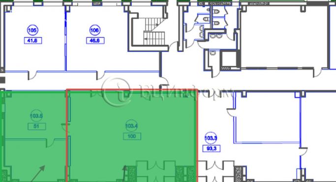 Аренда помещения свободного назначения 100 м², улица Маршала Говорова - фото 4