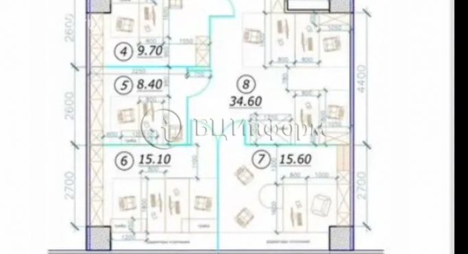 Аренда офиса 110 м², Наличная улица - фото 5