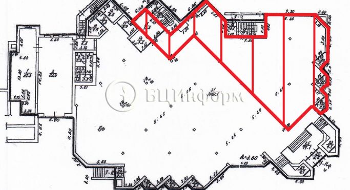 Аренда помещения свободного назначения 362 м², Ленинский проспект - фото 3