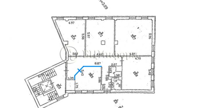 Аренда офиса 153 м², Боровая улица - фото 5
