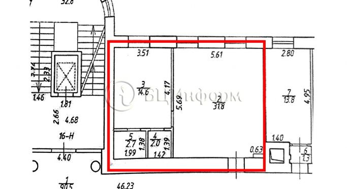 Аренда офиса 51.1 м², Каменноостровский проспект - фото 4