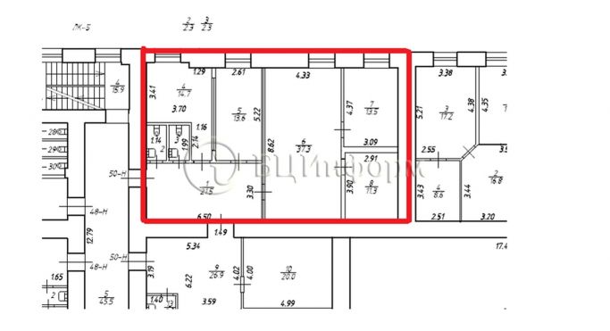 Аренда офиса 116.5 м², Конногвардейский бульвар - фото 4