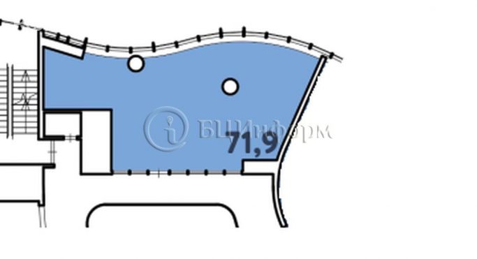 Аренда офиса 71.9 м², Зольная улица - фото 2