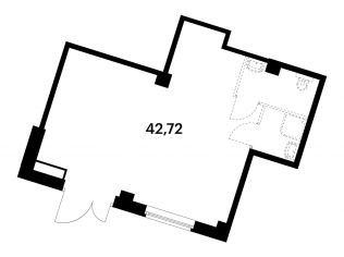 Аренда помещения свободного назначения 43.7 м²