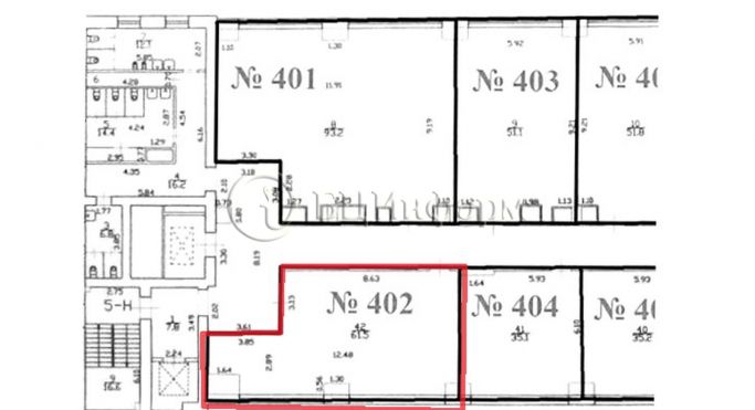 Аренда офиса 61.5 м², проспект Обуховской Обороны - фото 5