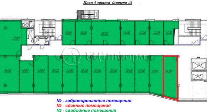 Аренда офиса 24 м², проспект Маршала Блюхера - фото 3