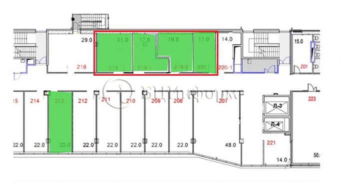 Аренда офиса 68 м², проспект Маршала Блюхера - фото 5