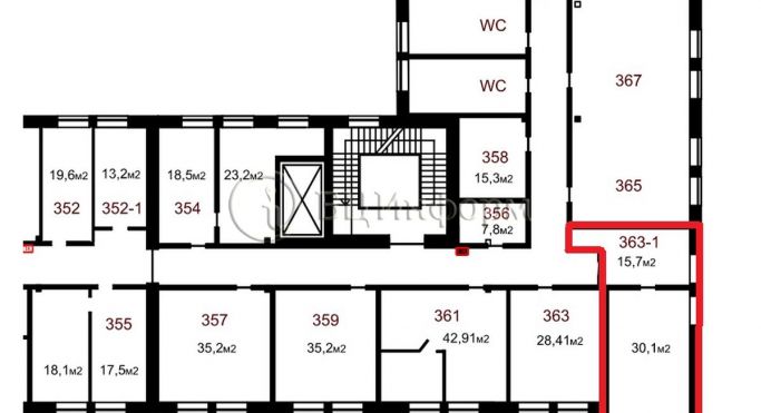 Аренда офиса 42 м², улица Громова - фото 5