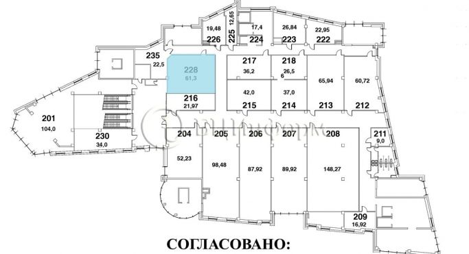 Аренда офиса 61.3 м², Вербная улица - фото 5