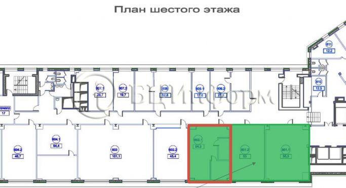 Аренда офиса 54.3 м², улица Маршала Говорова - фото 5