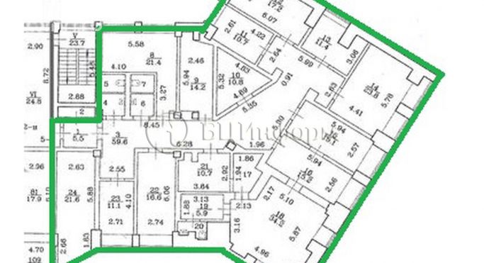Аренда офиса 297.7 м², площадь Карла Фаберже - фото 5