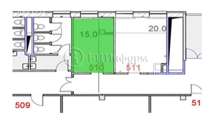 Аренда офиса 15 м², проспект Маршала Блюхера - фото 3