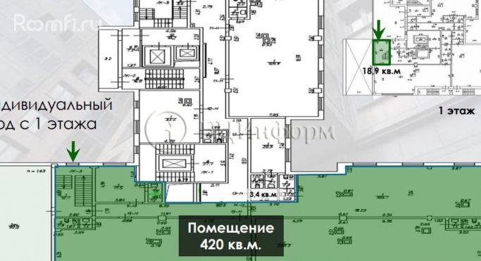 Аренда офиса 414.3 м², 24-я линия Васильевского острова - фото 2