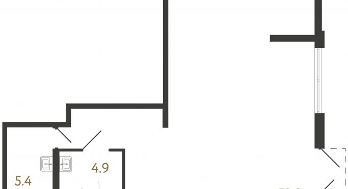 Продажа помещения свободного назначения 64.2 м² - фото 1