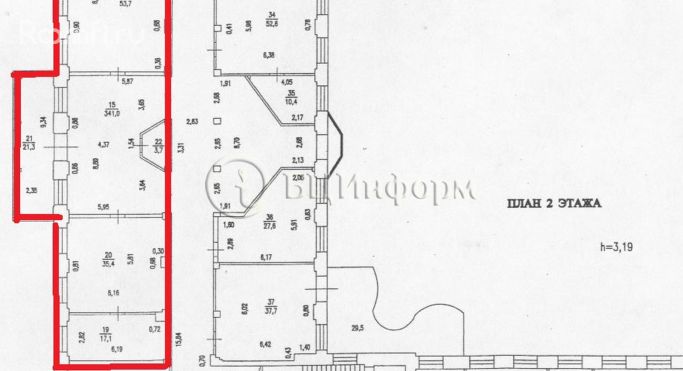 Аренда офиса 303.5 м², Дунайский проспект - фото 3