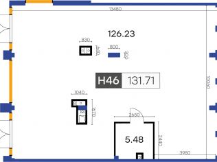 Продажа помещения свободного назначения 131.7 м²
