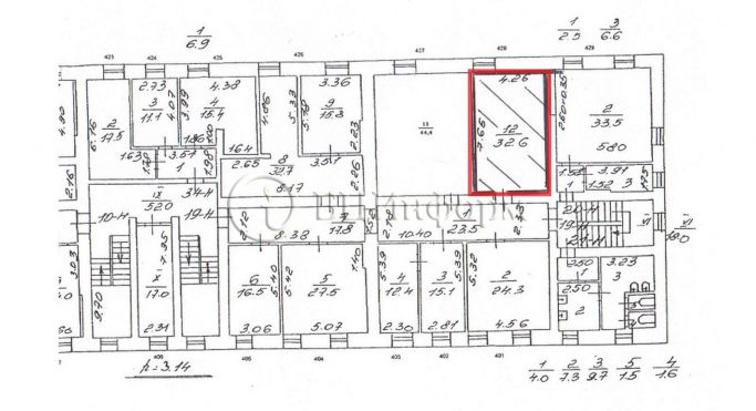 Аренда офиса 32.6 м², набережная канала Грибоедова - фото 3