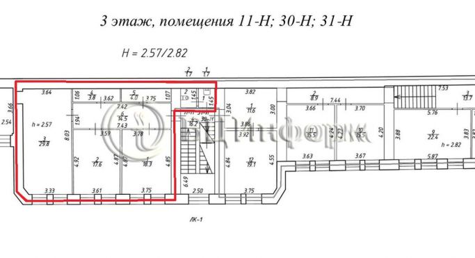 Аренда офиса 94.4 м², Лермонтовский проспект - фото 5