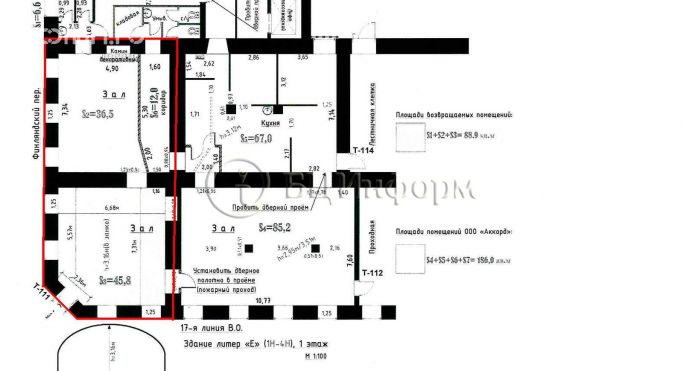Аренда помещения свободного назначения 94 м², 17-я линия Васильевского острова - фото 3