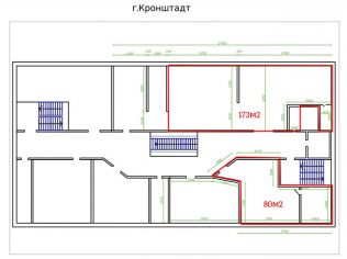 Аренда торгового помещения 173 м²