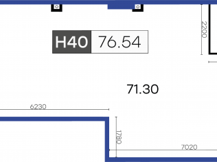 Продажа офиса 76.5 м²