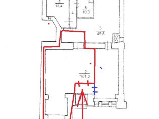 Аренда помещения свободного назначения 80 м²
