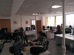 Аренда офиса 550 м2 в бизнес-центре, метро Комендантский Проспект