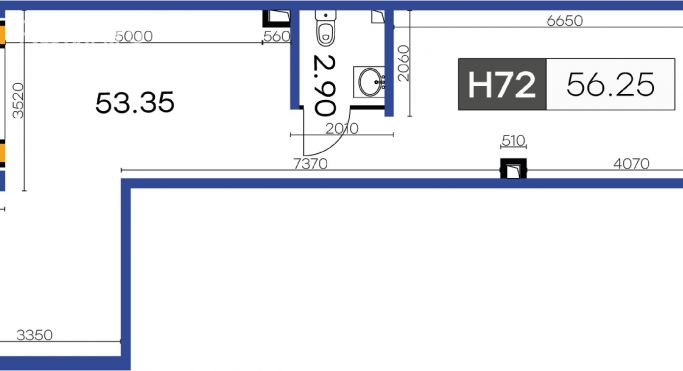 Продажа помещения свободного назначения 56.3 м² - фото 1