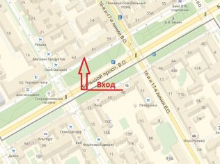 Аренда помещения свободного назначения 138 м2 в торгово-офисном комплексе, метро Василеостровская