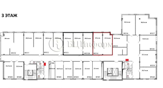 Аренда офиса 56.3 м², Варшавская улица - фото 5