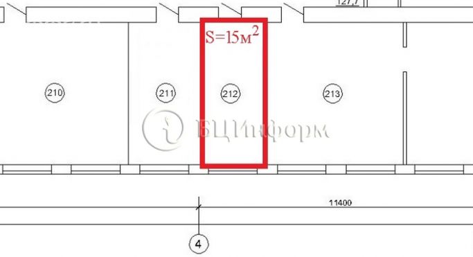 Аренда офиса 15 м², 2-я Поперечная улица - фото 3