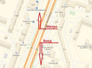 Аренда помещения свободного назначения 103 м2 в торгово-офисном комплексе, метро Проспект Просвещения